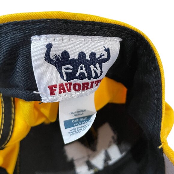 University Of Michigan Yellow Adjustable Baseball Cap By Fan Favorite OSFA - Picture 5 of 5
